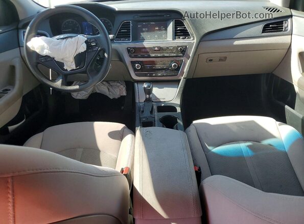 5NPE24AF1GH347814 2016 HYUNDAI SONATA Silver Vista del salpicadero