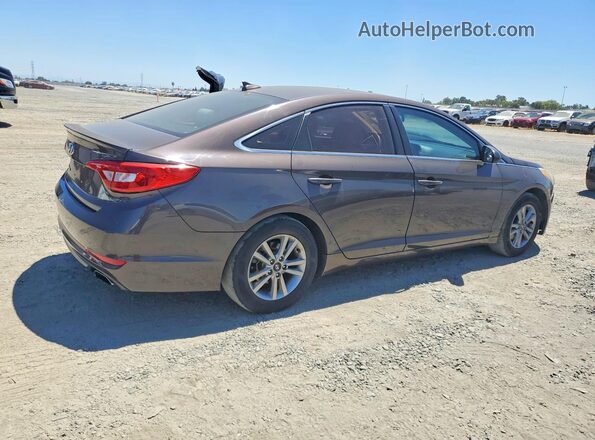 5NPE24AF1GH360529 2016 HYUNDAI SONATA Brown Задня права чверть