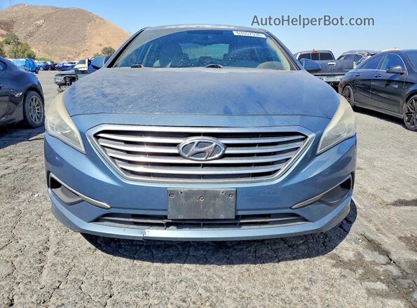 5NPE24AF1GH371935 2016 HYUNDAI SONATA Blue წინა ხედი