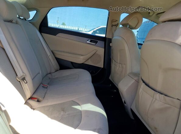 5NPE24AF1GH371935 2016 HYUNDAI SONATA Blue უკანა სავარძლების ხედი