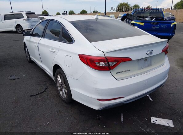 5NPE24AF1GH372910 2016 HYUNDAI SONATA White Հետևի ձախ