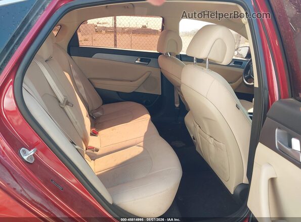 5NPE24AF1GH398388 2016 HYUNDAI SONATA Red Widok naklejki z numerem VIN