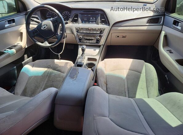 5NPE24AF1GH402746 2016 HYUNDAI SONATA Silver Dashboard view