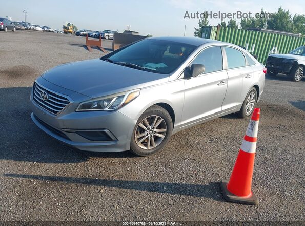 5NPE24AF1GH407929 2016 HYUNDAI SONATA Gray Vista tres cuartos delantera izquierda