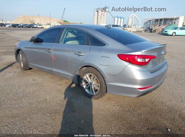 5NPE24AF1GH407929 2016 HYUNDAI SONATA Gray Trasero izquierdo