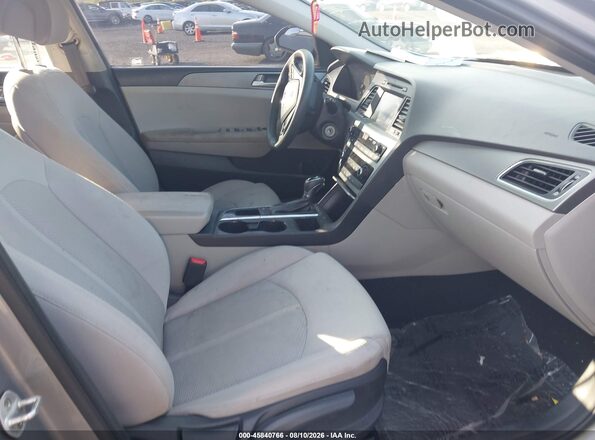 5NPE24AF1GH407929 2016 HYUNDAI SONATA Gray Vista interior delantera