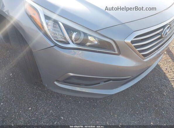 5NPE24AF1GH407929 2016 HYUNDAI SONATA Gray Vista frontal