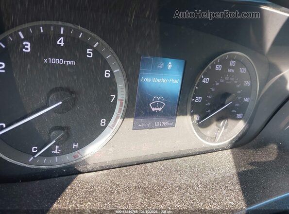 5NPE24AF1GH407929 2016 HYUNDAI SONATA Gray Vista de los asientos traseros