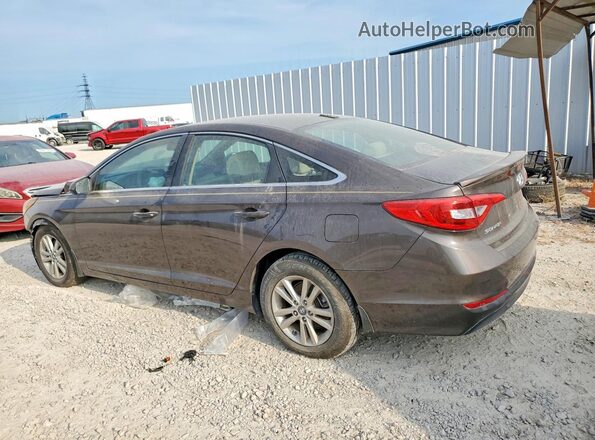 5NPE24AF1HH457604 2017 HYUNDAI SONATA Brown Trasero izquierdo
