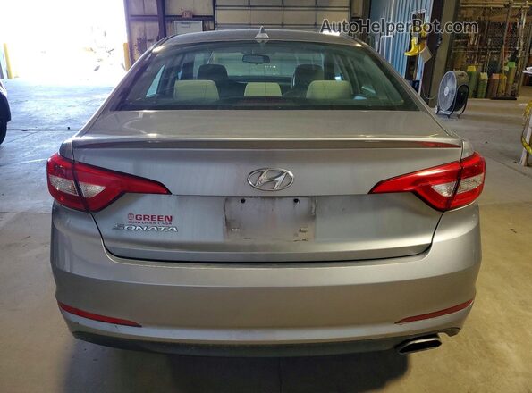 5NPE24AF1HH499237 2017 HYUNDAI SONATA Silver Հետևի տեսք