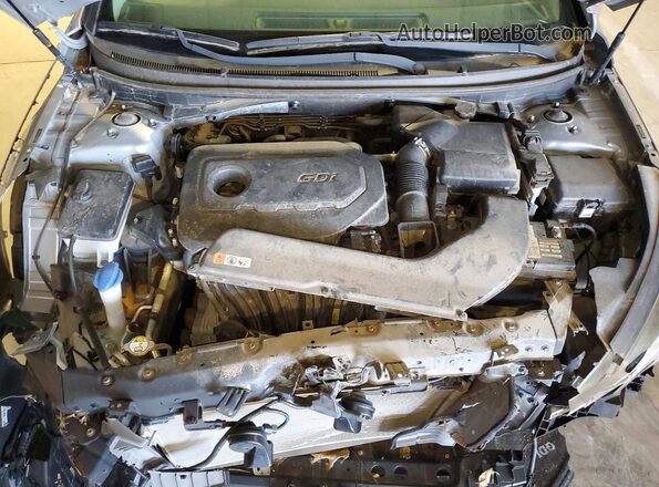 5NPE24AF1HH499237 2017 HYUNDAI SONATA Silver Սալոնի հետևի տեսք