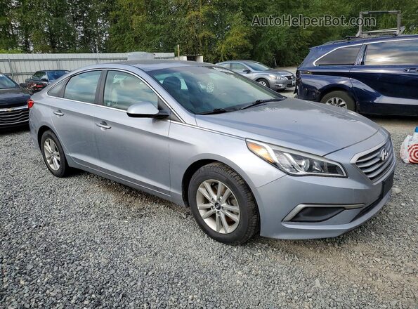 5NPE24AF1HH517705 2017 HYUNDAI SONATA Серебряный Передняя правая четверть