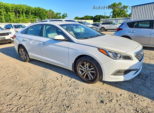 5NPE24AF1HH525559 2017 HYUNDAI SONATA White Delantero derecho