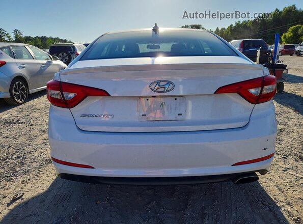 5NPE24AF1HH525559 2017 HYUNDAI SONATA White Vista trasera