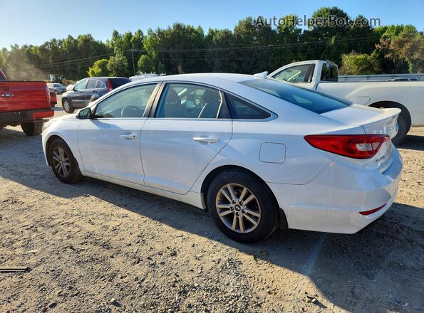 5NPE24AF1HH525559 2017 HYUNDAI SONATA White Trasero izquierdo