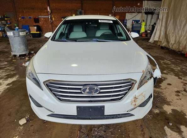 5NPE24AF1HH526744 2017 HYUNDAI SONATA White Front view