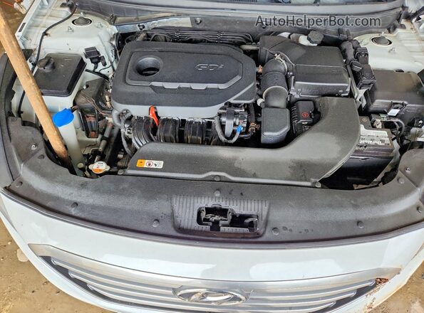 5NPE24AF1HH526744 2017 HYUNDAI SONATA White Rear interior view