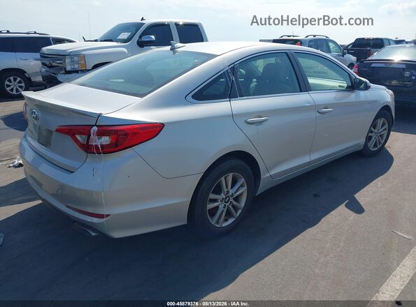 5NPE24AF1HH552552 2017 HYUNDAI SONATA Silver Задня права чверть