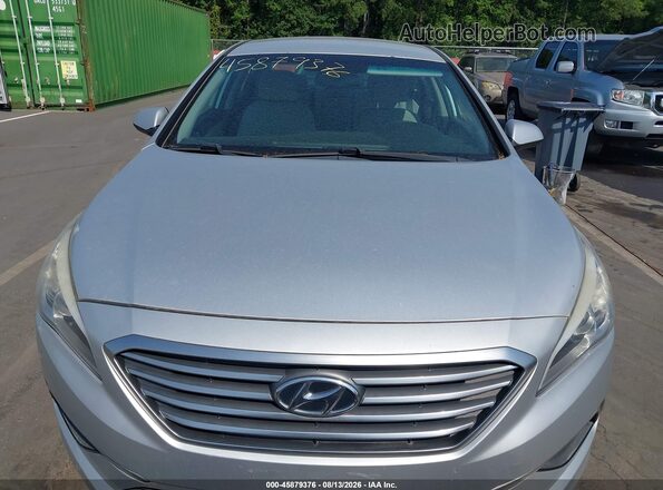 5NPE24AF1HH552552 2017 HYUNDAI SONATA Silver Вид спереду