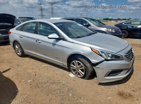 5NPE24AF1HH559260 2017 HYUNDAI SONATA Silver Delantero derecho