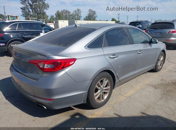5NPE24AF1HH566404 2017 HYUNDAI SONATA Gray Trasero derecho