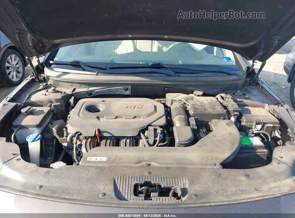 5NPE24AF1HH588516 2017 HYUNDAI SONATA Gray უკანა ხედი