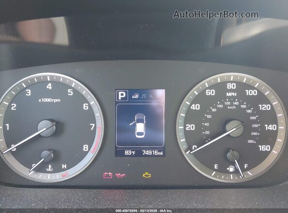 5NPE24AF1HH588516 2017 HYUNDAI SONATA Gray უკანა სავარძლების ხედი
