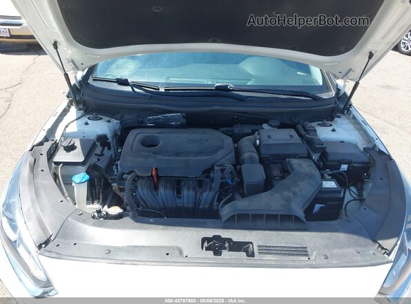5NPE24AF1JH602033 2018 HYUNDAI SONATA White Вид ззаду