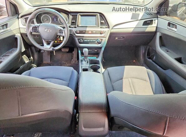 5NPE24AF1JH603022 2018 HYUNDAI SONATA Black Dashboard view