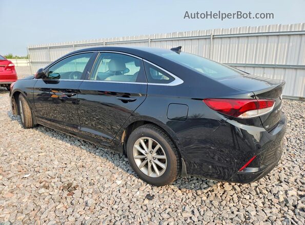 5NPE24AF1JH701094 2018 HYUNDAI SONATA Black Tył lewy