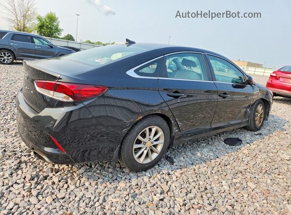 5NPE24AF1JH701094 2018 HYUNDAI SONATA Black Tył prawy
