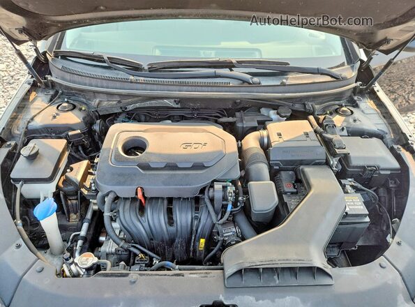 5NPE24AF1JH701094 2018 HYUNDAI SONATA Black Widok wnętrza z tyłu