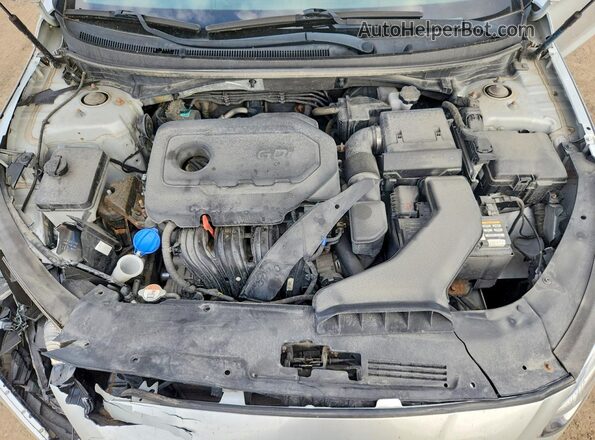 5NPE24AF1KH736610 2019 HYUNDAI SONATA Silver Սալոնի հետևի տեսք