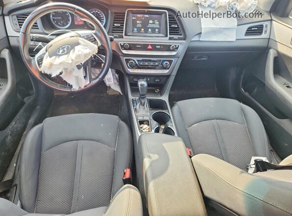 5NPE24AF1KH736610 2019 HYUNDAI SONATA Silver Առջևի վահանակի տեսք