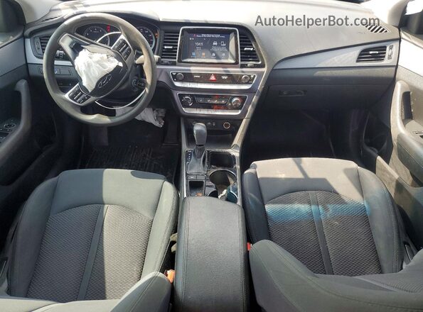 5NPE24AF1KH762446 2019 HYUNDAI SONATA White Dashboard view