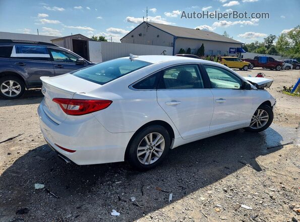 5NPE24AF2GH264098 2016 HYUNDAI SONATA White Tył prawy