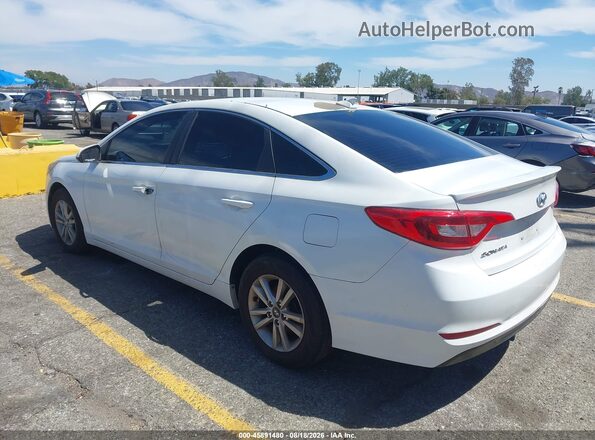 5NPE24AF2GH312425 2016 HYUNDAI SONATA White Tył lewy