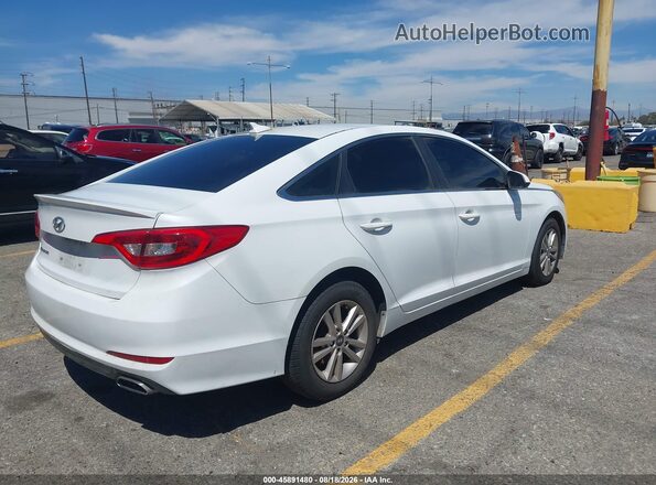 5NPE24AF2GH312425 2016 HYUNDAI SONATA White Tył prawy