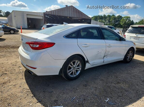 5NPE24AF2GH312652 2016 HYUNDAI SONATA White Trasero derecho