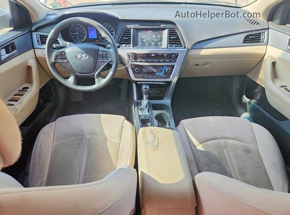 5NPE24AF2GH312652 2016 HYUNDAI SONATA White Vista del salpicadero