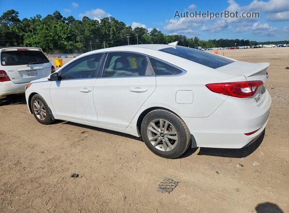 5NPE24AF2GH312652 2016 HYUNDAI SONATA White Trasero izquierdo