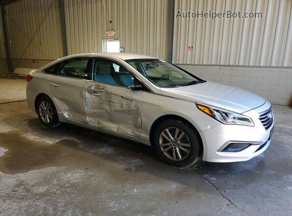 5NPE24AF2GH319536 2016 HYUNDAI SONATA Серебряный Передняя правая четверть