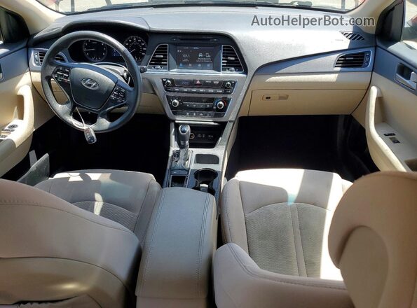 5NPE24AF2GH320024 2016 HYUNDAI SONATA Burgundy Dashboard view