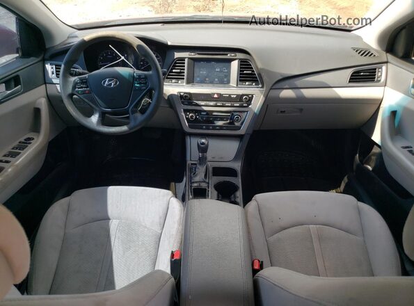 5NPE24AF2GH320427 2016 HYUNDAI SONATA Red Dashboard view