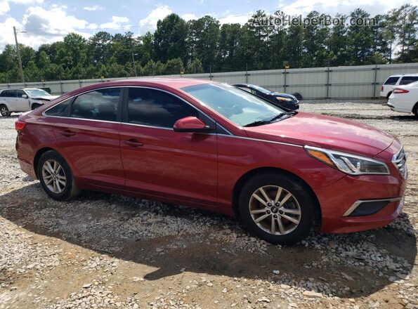 5NPE24AF2GH320427 2016 HYUNDAI SONATA Red Front right