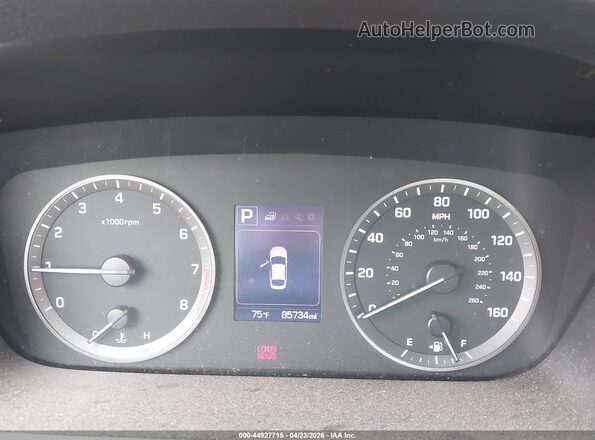 5NPE24AF2GH321027 2016 HYUNDAI SONATA Белый Вид задних сидений