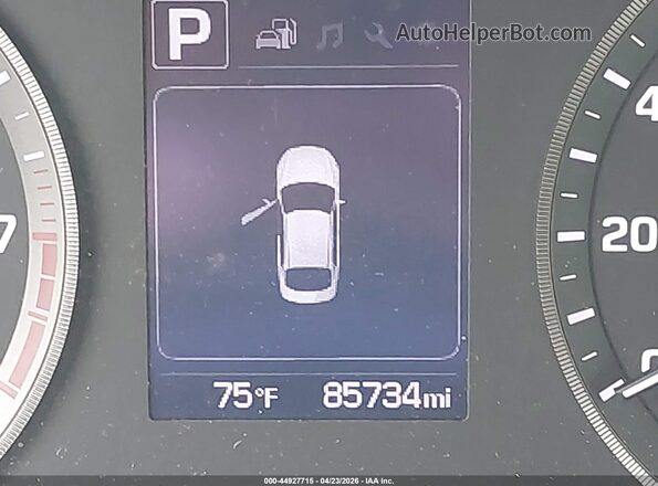 5NPE24AF2GH321027 2016 HYUNDAI SONATA Белый Вид щитка приборов