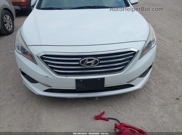 5NPE24AF2GH347675 2016 HYUNDAI SONATA White წინა ხედი