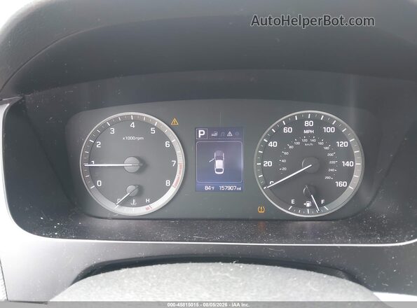 5NPE24AF2GH347675 2016 HYUNDAI SONATA White უკანა სავარძლების ხედი