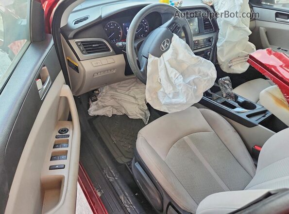 5NPE24AF2GH384418 2016 HYUNDAI SONATA Red 